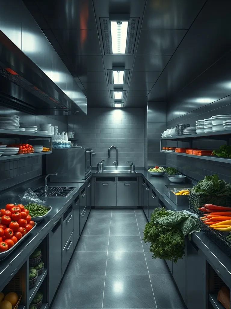 High-resolution overhead shot of a clean, organized professi